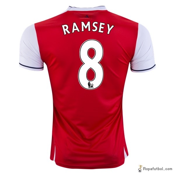 Camiseta Arsenal Replica Primera Ropa Ramsey 2016/17 Rojo